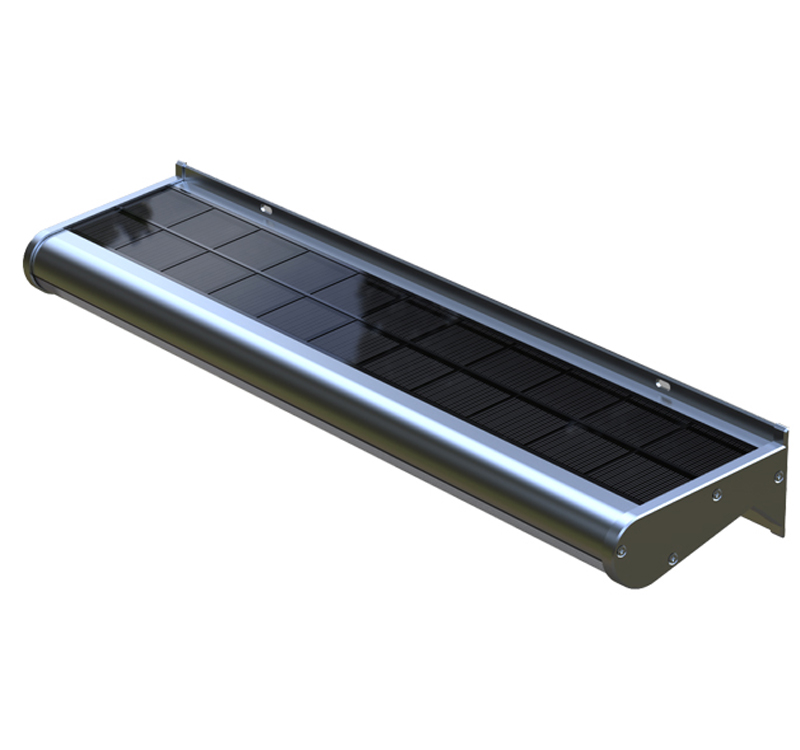 Integrated solar billboard light