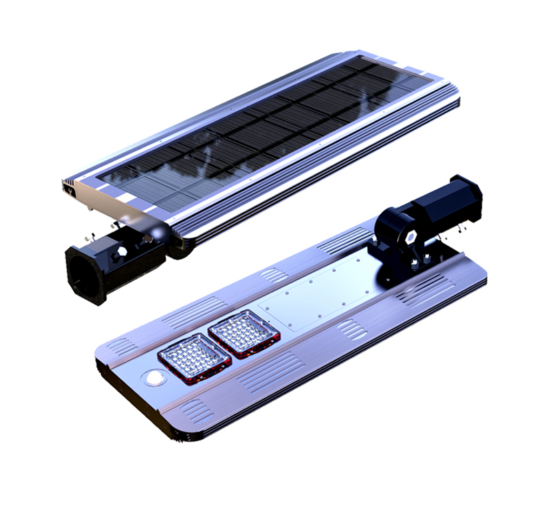 Integrated solar led street light 15W